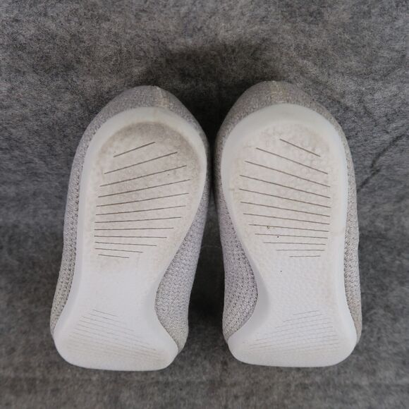 Allbirds Shoes Womens 8 Ballet Flats Tree Breezer Slip On Casual Breathable Grey - Picture 10 of 14